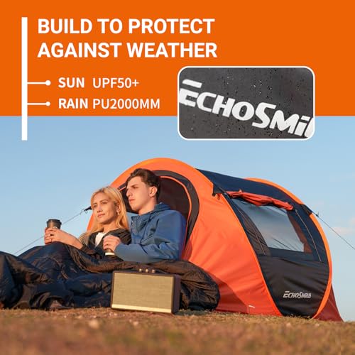 EchoSmile Instant Pop Up Tent, Water Resistant, Portable with Carry Bag E656
