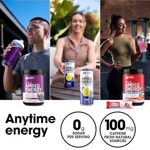 Optimum Nutrition Amino Energy Powder Plus Hydration, Tangerine Wave, 30 Servings Q75781