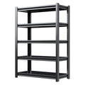 Garage Shelving, Garage Storage Shelves Heavy Duty, 3 Tier Adjustable Height Metal Shelving Unit for Garage Basement, Industrial Shelving Utility Shelf, Black