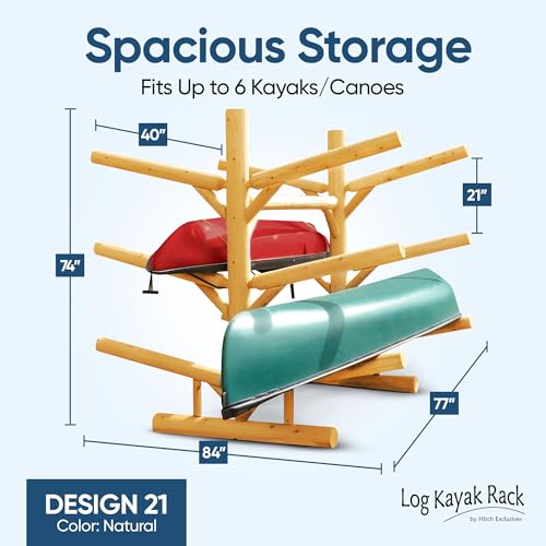 Freestanding Kayak Storage Rack for Canoe, Surfboard, and SUP A550