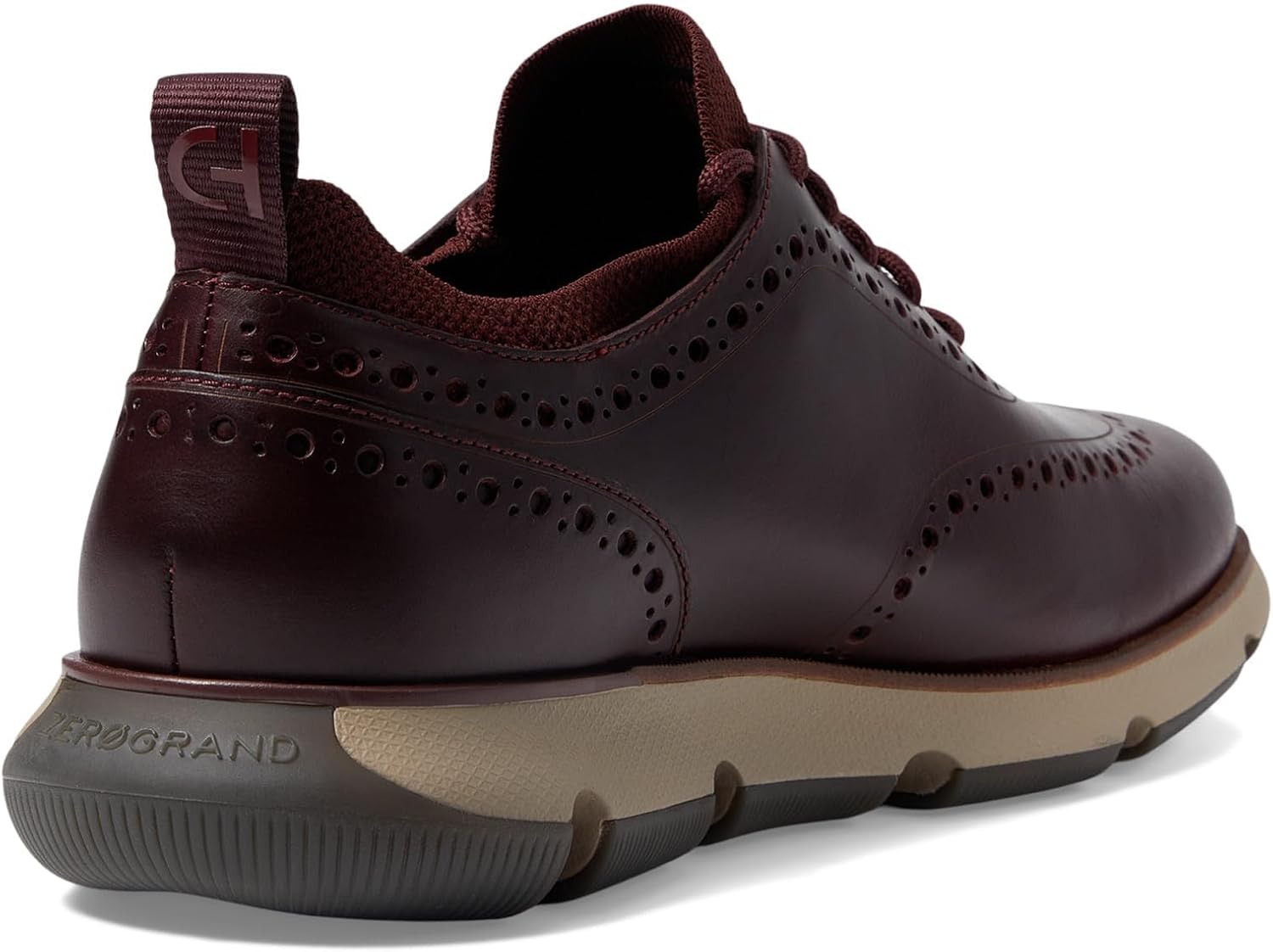 Cole Haan Men's 4.Zerogrand Wingtip Oxford Bloodstone/Pinot Dark Latte E994