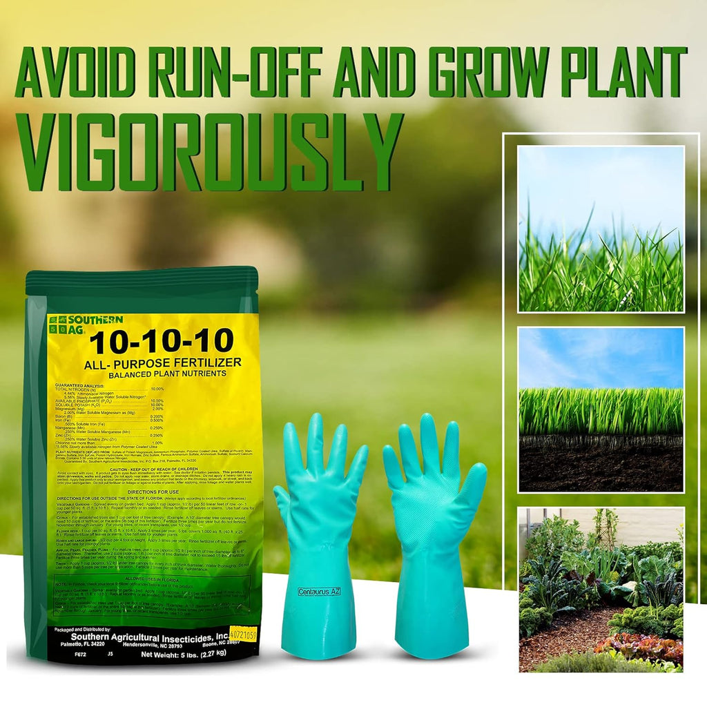 Southern Ag Fertilizer 10-10-10 All-Purpose Granular Fertilizer for Vegetables, Flowers & Trees, 5LB E7689