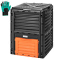 VIVOSUN Tumbling Composter, 18.5 Gallon Compost Bin, Heavy-Duty Compost Tumbler w/Sliding Door, Lockable Brake and Rotating Design for Fast Creation of Fertile Soil, Outdoor