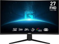 MSI Full HD Non-Glare 1ms 1920 x 1080 180Hz Refresh Rate Resolution Free Sync 27" Curved Gaming Monitor (G27C3F) - Black