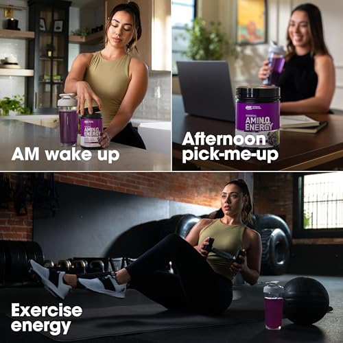 Optimum Nutrition Amino Energy Pre Workout Powder, Tropical Sunrise, 30 Servings Z677