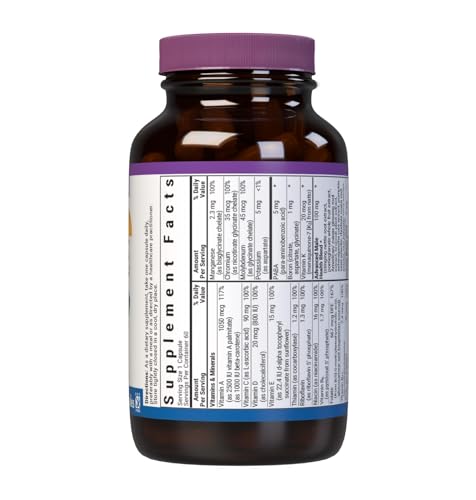 Bluebonnet Nutrition One for Men Whole Food-Based Multiple, 60 Vegetable Capsules U90637