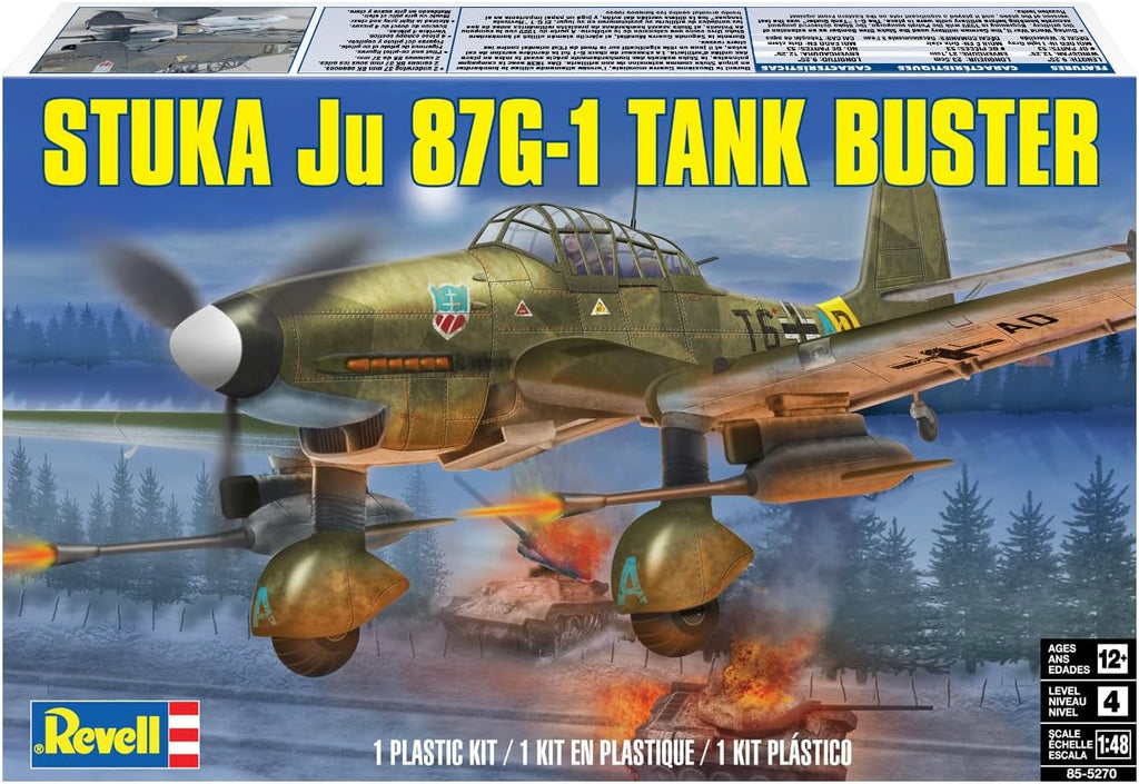 Revell Stuka Ju 87G-1 Tank Buster Plastic Model Kit F8361