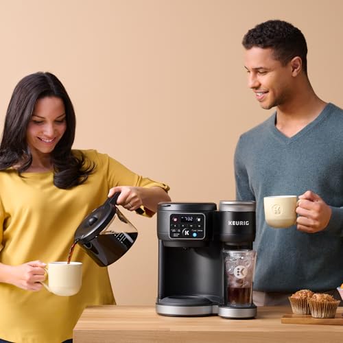 K-Duo Hot & Iced Single Serve & Carafe Coffee Maker, 72oz Reservoir C805620
