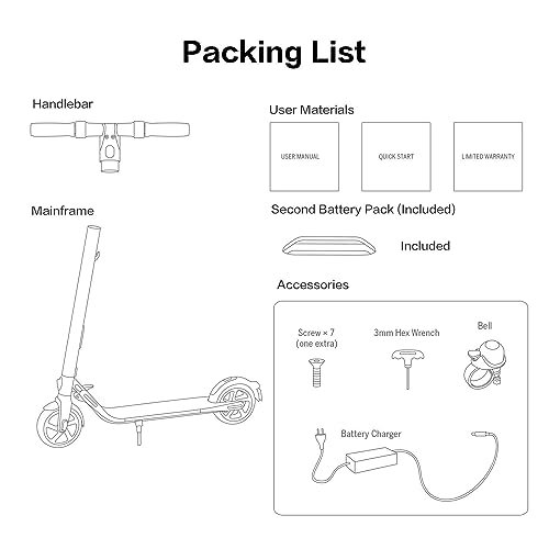 Segway Ninebot Foldable Electric Scooter for Adults S61913