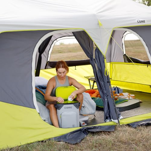 CORE Instant Cabin Tents 6 Person Family Pop Up Camping Tent R26561
