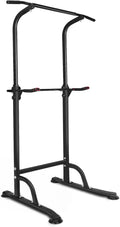 Power Tower Pull Up Bar Station, Free Standing Pull Up Rack Dip Station for Home Gym, high strength and high load bearing, Home Strength Training Fitness Workout Equipment