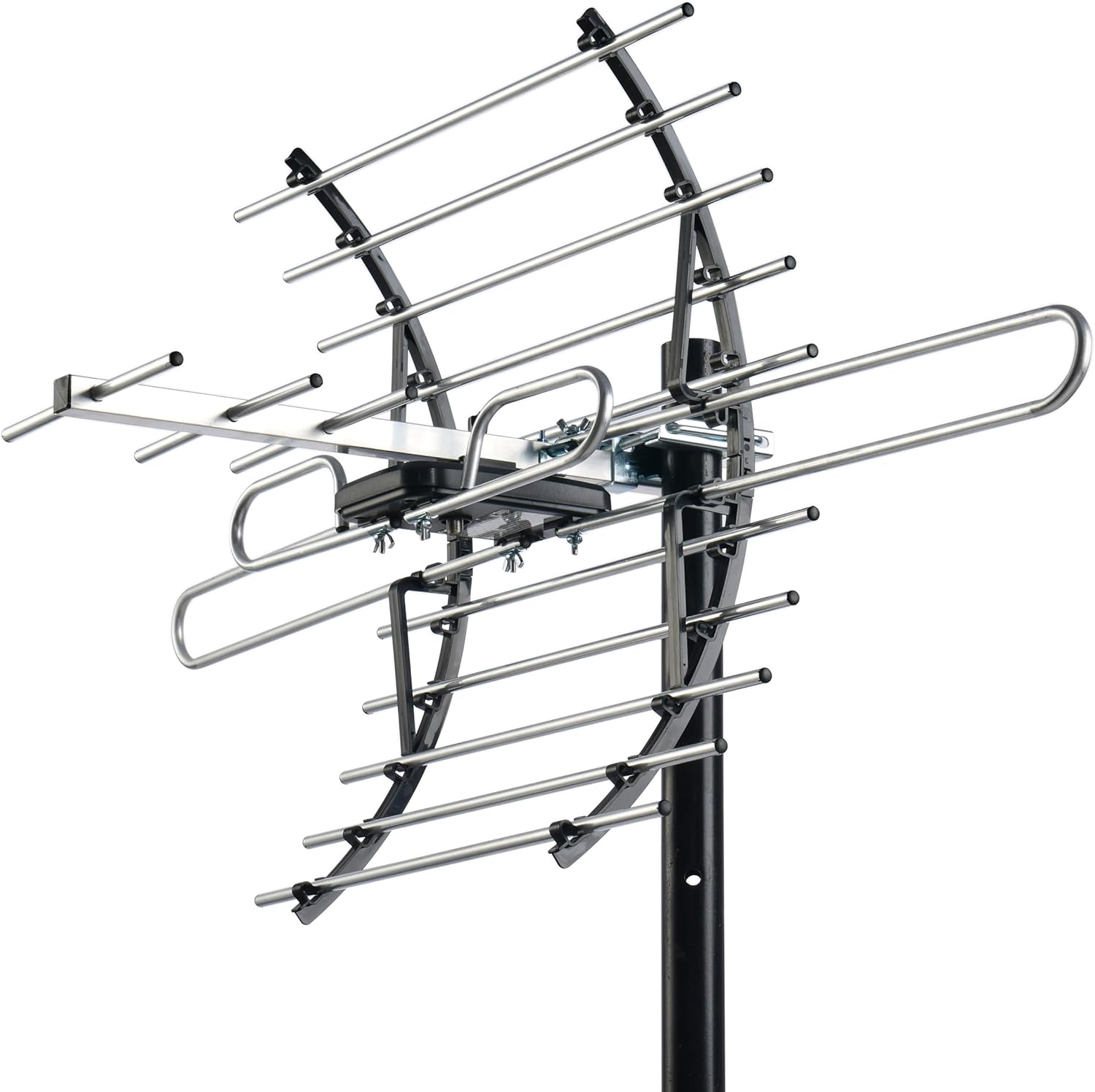 CeKay Outdoor HDTV Antenna for Smart TV and All Older TV's, Supports 8K 4K 1080P HD Smart TV VHF UHF, Weather Resistant, UHD-8905