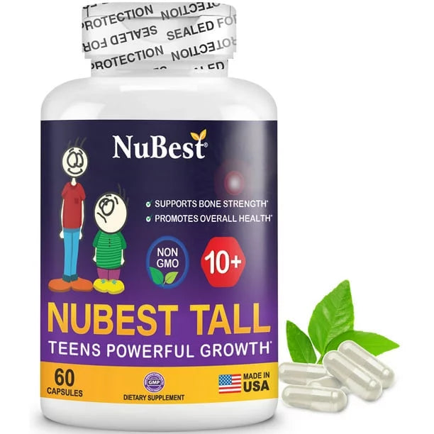 NuBest Tall 10+ Growth Supplement for Age 10+, Bone & Immunity Support, Pack of 2 J5779