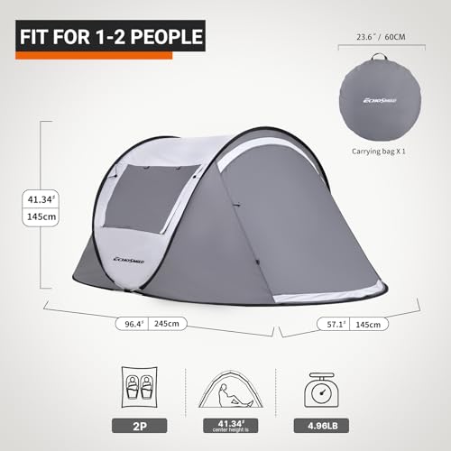 EchoSmile Instant Pop Up Tent, Water Resistant, Portable with Carry Bag E656