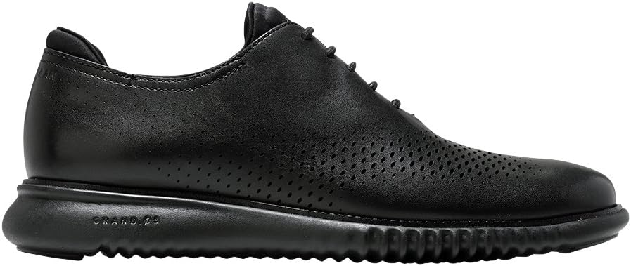 Cole Haan men's 2.0 Zerogrand Laser Wing Oxford Black Leather N3036