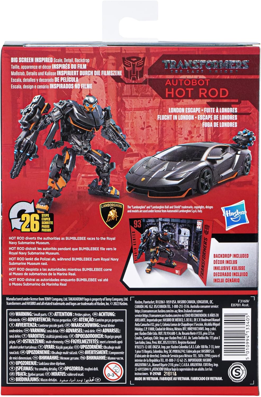 Transformers Studio Series 93 Deluxe Autobot Hot Rod Action Figure 4.5-Inch B9926