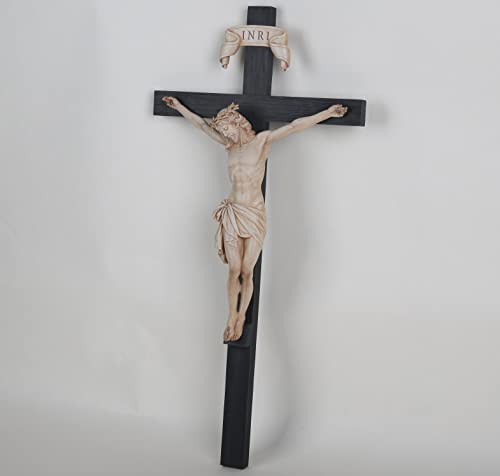 BC Catholic Crucifix Wall Cross 24" H Jesus Christ Indoor Home Decor Q2061