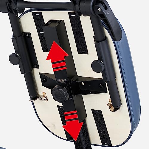 Master Massage Portable Folding Massage Chair with Wheeled Carrying Case, Aluminum, Blue C306913