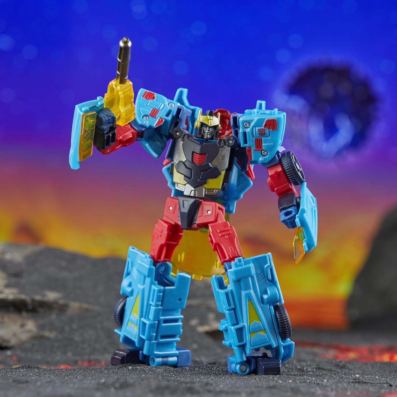 Transformers Legacy United Deluxe Class Cybertron Universe Hot Shot 5.5-inch Action Figure O4323