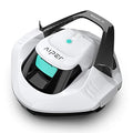 AIPER Cordless Robotic Pool Cleaner, Pool Vacuum with Dual-Drive Motors, Self-Parking Technology, Lightweight, Perfect for above-Ground/In-Ground Flat Pools up to 40 Feet (Lasts 90 Mins)