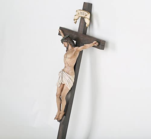 BC Catholic Crucifix Wall Cross 24" H Jesus Christ Indoor Home Decor Q2061