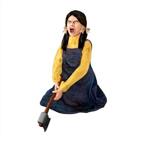 Haunted Hill Farm 5.9 ft Animatronic Lurching Woman by Tekky S393