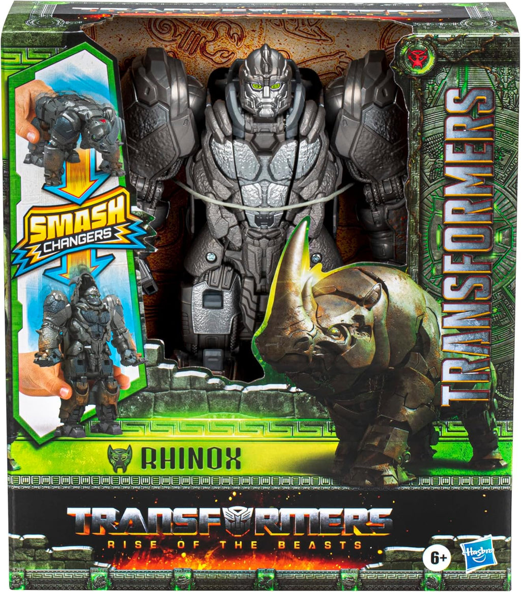 Transformers Rise of The Beasts Smash Changer Rhinox 9-inch Action Figure P39390