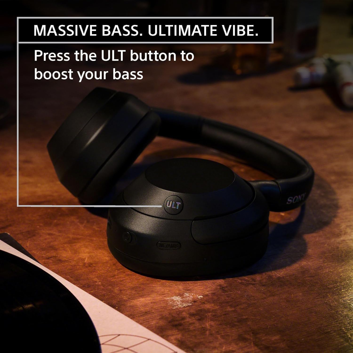 Sony ULT WEAR Noise Canceling Wireless Headphones with Alexa Built-in, Black B474712