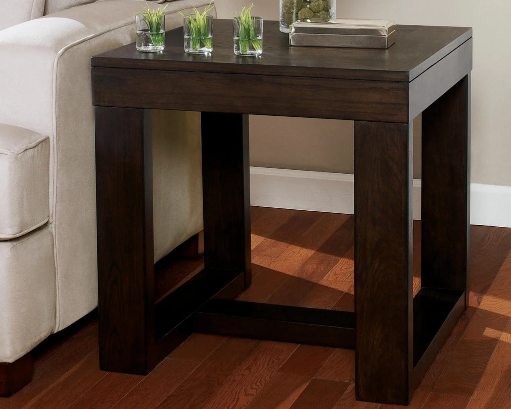 Signature Design by Ashley Watson End Table, Dark Brown D5658