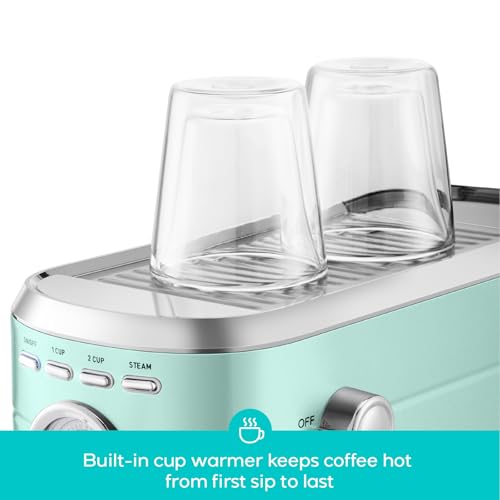 CASABREWS CM5418 Espresso Machine 20 Bar, Compact Espresso Maker with Milk Frother, Stainless Steel, Silver K680