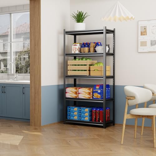 Heavy Duty 3-Tier Adjustable Metal Garage Shelving Unit, Black G3899