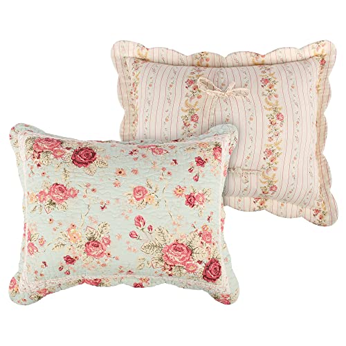 Greenland Home Antique Rose 100% Cotton Shabby Chic Bedspread Set, King T842569
