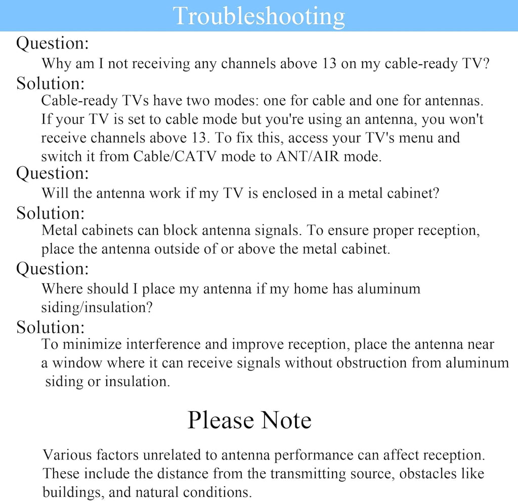 Outdoor TV Antenna for Smart TV, 4K HD, Long Range with Amplifier H239
