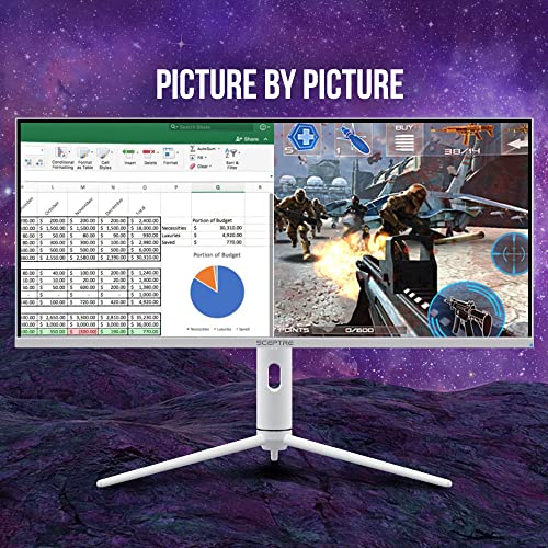 Sceptre IPS 34" White UltraWide Monitor 3440 x 1440p HDR400 144Hz V426