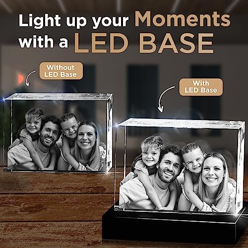 CAPTUR3D 3D Crystal Photo Personalized Gift Cube M870