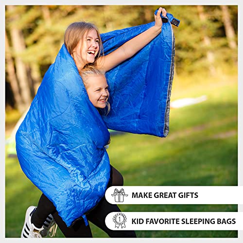 Ultralight Sleeping Bag for Kids, Teens & Adults, Indoor Outdoor Camping K85388