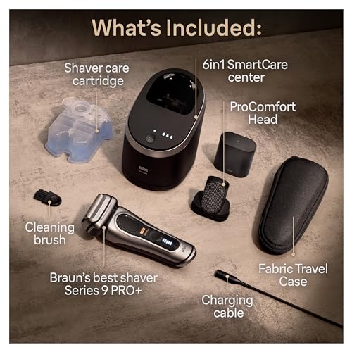 Braun Series 9 PRO+ Electric Razor for Men, 9597cc U215934