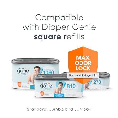 Diaper Genie Select Pail Stainless Steel with 1 Starter Refill O9669