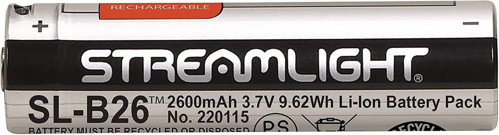 Streamlight SL-B26 USB Rechargeable Lithium Ion Battery 2-Pack E371
