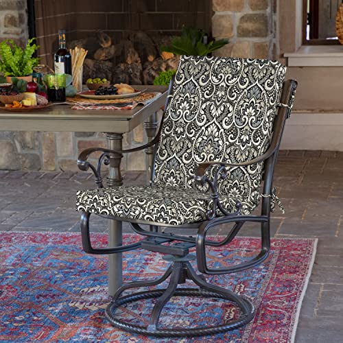 ARDEN Outdoor Dining Chair Cushion 20 x 20 in Weather-Proof Fade Resistant Sapphire Blue J523