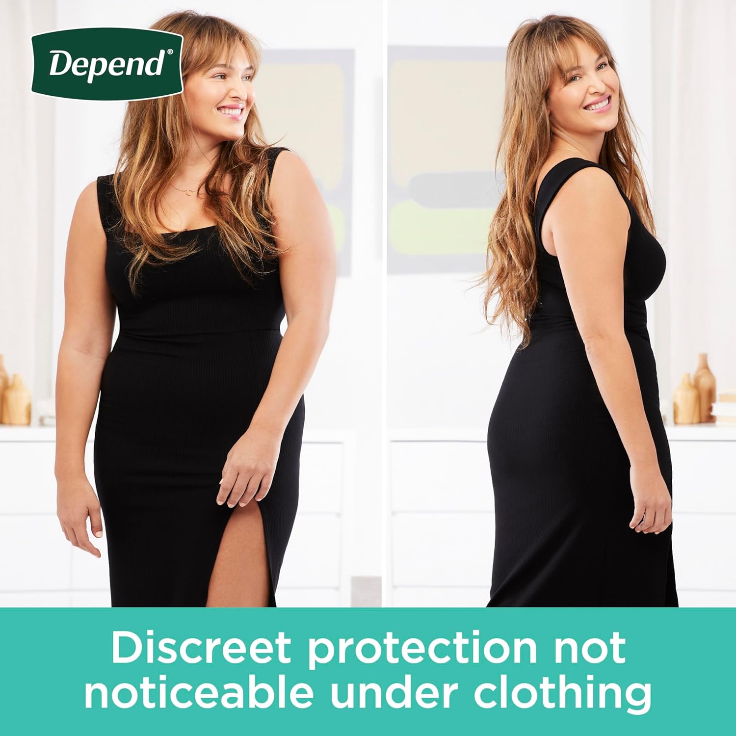 Depend Fresh Protection Maximum Adult Incontinence Underwear for Women, Disposable, Small, 32 Count I36530