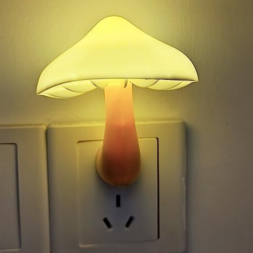 AUSAYE 4 Pack Plug in Mushroom LED Night Light for Bedroom R30736