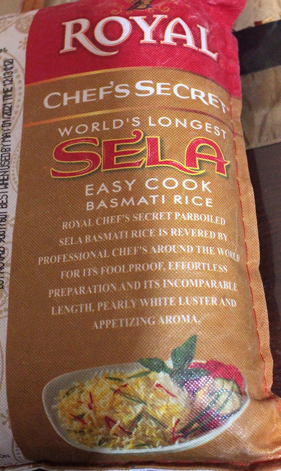 Royal Chef's Secret Basmati Rice 20 lbs W545981
