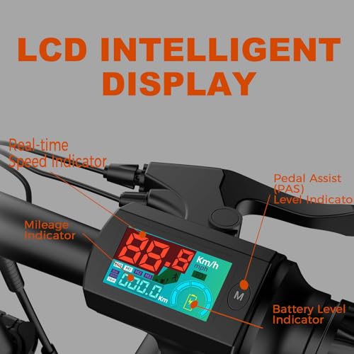 Ronson Electric Bike for Adults, 750W Motor, Foldable Fat Tire Ebike Z57486