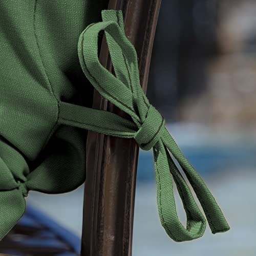 ARDEN Outdoor Dining Chair Cushion 20 x 20 in Weather-Proof Fade Resistant Sapphire Blue J523