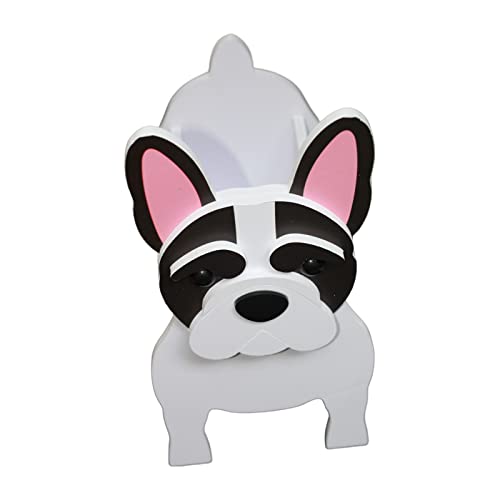 French Bulldog Planter White Small L152