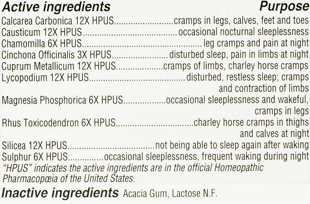 Hyland's Leg Cramps PM Tablets 50 Count (Pack of 2) N729090