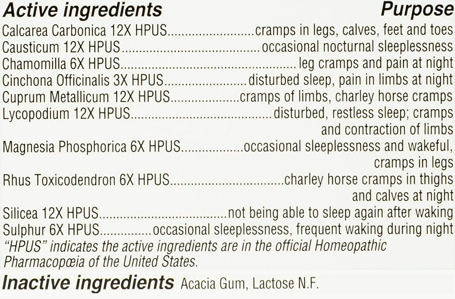 Hyland's Leg Cramps PM Tablets 50 Count (Pack of 2) N729090