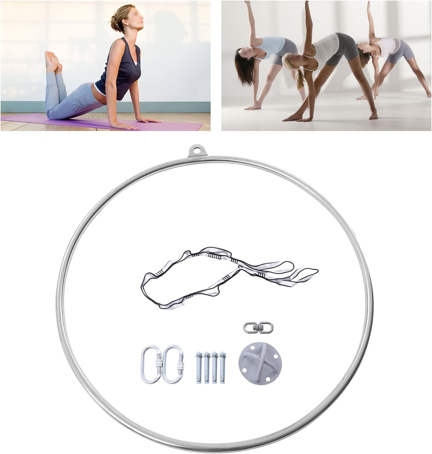 Professional Aerial Hoop Lyra for Dance Studio Fitness, 85cm V168
