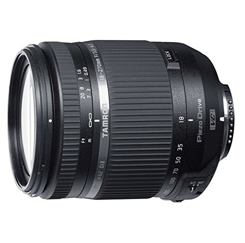 TAMRON - 18-270 mm F/3.5-6.3 Di II VC PZD TS for Nikon APS-C DSLR Cameras - Black - B008TSN